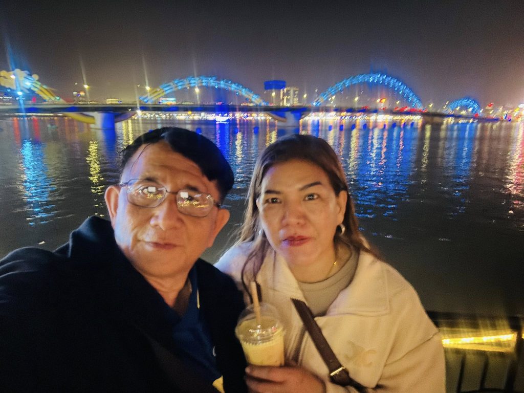 A Night of Lights and Magic: Visiting Dragon Bridge and the Bridge of Love in Da Nang
