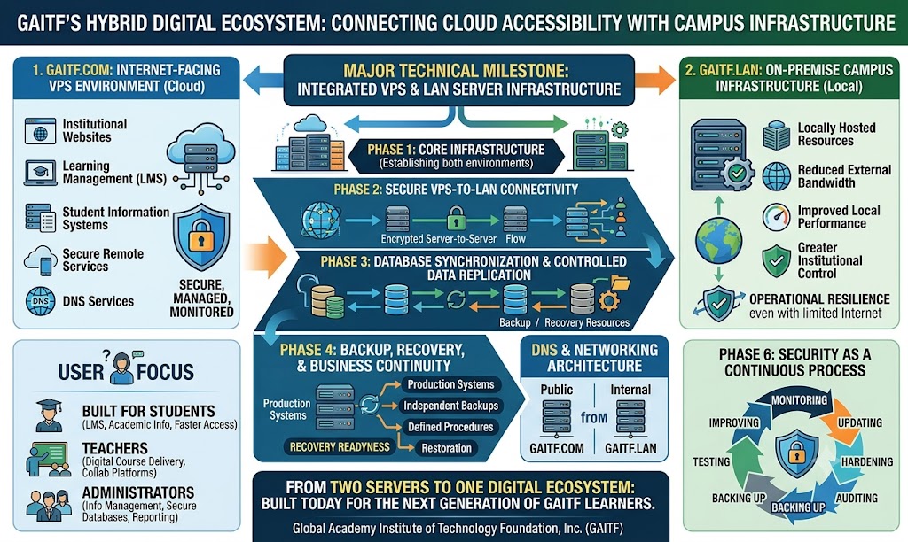 GAITF Achieves Major Technical Milestone with Integrated VPS and LAN Server Infrastructure